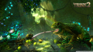 Dinosaur jungle long tongue lightsaber - a long tongue free wallpaper