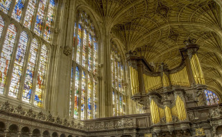 Cathedral stainedglass pew gothic architecture - christopher wren free wallpaper