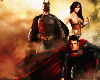Man woman batman wonderwoman fantastic - artgerm free wallpaper for desktop