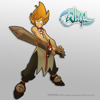 Cartoon character holding sword blade - caspar wolf free wallpaper