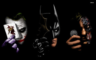 Jokers holding cards microphone laughing - card free wallpaper