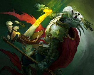 Fantasy armor sword cat green - league of legends concept art free wallpaper