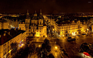 City night lights buildings bright - ferenc joachim free wallpaper
