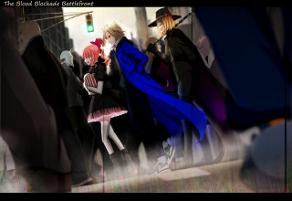 Group people room clock woman - ufotable free wallpaper