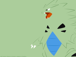 Dragon blue face black eyes - brom free wallpaper