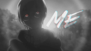 Red eyes light black background - a white outline free wallpaper