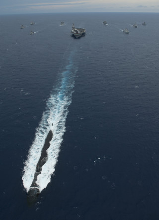 Ships ocean distance group smaller - the ocean free wallpaper