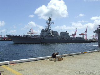 Large ship dock dog man - a dog free wallpaper