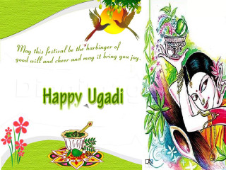 Greeting card woman pot flowers - bapu free wallpaper for desktop