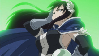 Woman blue black outfit green - a green background behind her free wallpaper