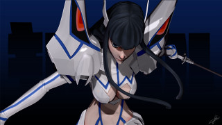 Futuristic woman sword holding outfit - a futuristic outfit holding free wallpaper
