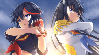 Anime girls blue eyes gun - artgerm free wallpaper