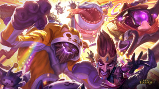 Cartoon characters demon face group - their face free wallpaper