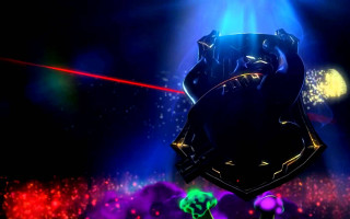 Cartoon character stage lights laser - bedwyr williams free wallpaper