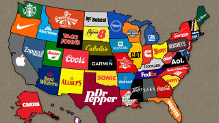 Famous brands map united states - famous free wallpaper