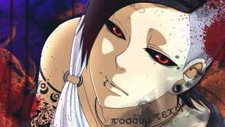 Cartoon woman red eyes piercings - a cartoon of a woman free wallpaper