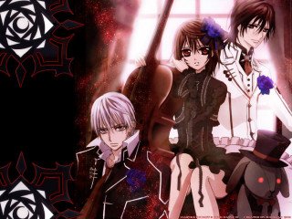Anime couple chair window rose - a rose free wallpaper