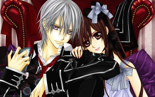 Anime couple characters posing picture - a picture together free wallpaper
