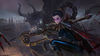 Woman costume sword demonic creature - bayard wu free wallpaper