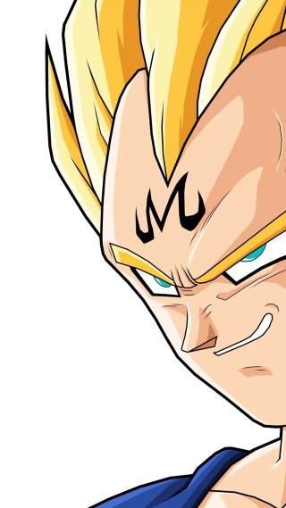 Cartoon man big smile eyes - his face free wallpaper