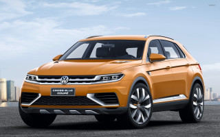 Yellow volkswagen suv parking lot 3 - cui bai free wallpaper