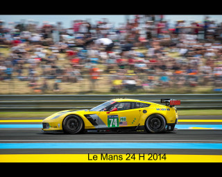 Yellow race car track crowd - a race track free wallpaper