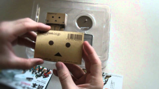 Person holding cardboard box face - a face free wallpaper