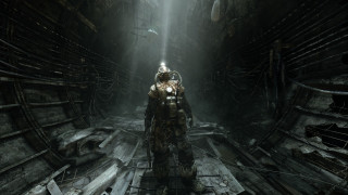 Man dark tunnel light head - a dark tunnel free wallpaper