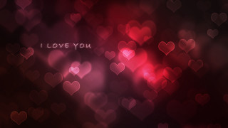 Blurry hearts love valentine kiss 2 - a blurry background free wallpaper for desktop