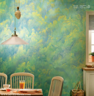 Dining room large painting table - the wall and a table free wallpaper
