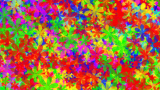Colorful background flowers leaves vibrant - albert irvin free wallpaper