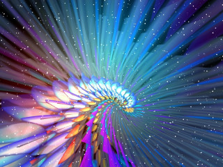Colorful abstract background stars lines 4 - a blue center free wallpaper