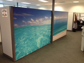 Ocean painting room white trash - the corner free wallpaper