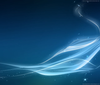 Blue background white swirl stars 6 - a white swirl free wallpaper