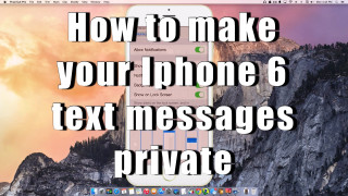 Iphone6 text privacy credits sunset - private press free wallpaper