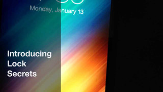 Cell phone clock textbox closeup - free technology wallpaper