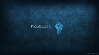 Hand knife knowledge white ink - dark background free wallpaper