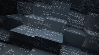 Black boxes stacked room writing - complexity free wallpaper