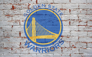 Golden state warriors logo brick - grungy free wallpaper