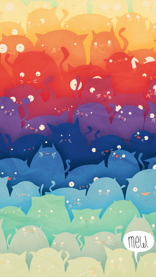Elephants rainbow background meu painting - chris labrooy free wallpaper