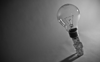 Light bulb small attached end - end free wallpaper