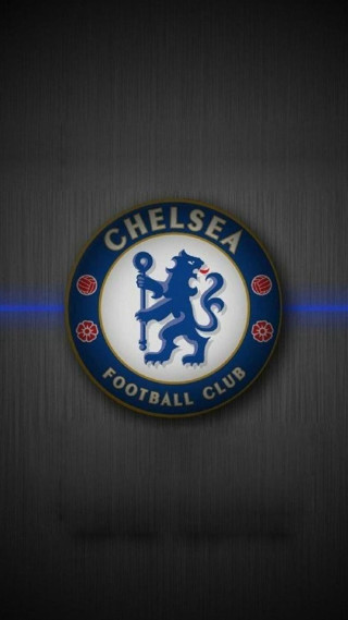 Chelsea logo metal surface blue 2 - heroic free wallpaper