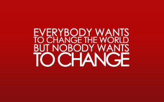 Red background white quote cynical - a white quote free wallpaper