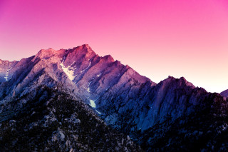 Mountain range pink sky background 4 - amir zand free wallpaper