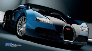Bugatti blue black white stripe - luxury free wallpaper