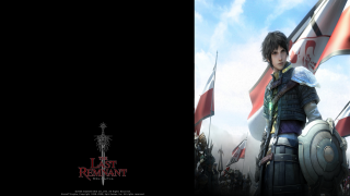 Man armor flag sky clouds - a man in armor free wallpaper