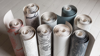 Rolled papers wooden floor coffee - paper free wallpaper