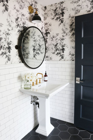 Bathroom sink mirror door wallpaper - a sink and a mirror free wallpaper