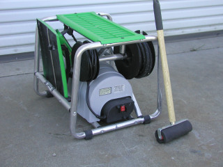 Green black machine baseball bat - product photo free wallpaper