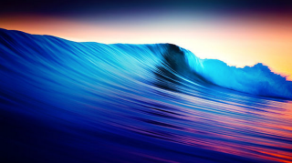 Breaking wave ocean sunset sunrise 4 - mystical free wallpaper